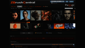 What Zbrushcentral.com website looked like in 2019 (5 years ago)