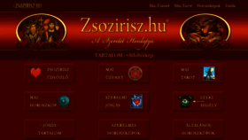 What Zsozirisz.hu website looked like in 2019 (4 years ago)