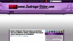 What Zadruga-uzivo.com website looked like in 2019 (5 years ago)