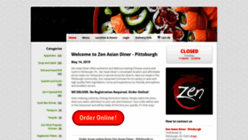 What Zenpittsburgh.com website looked like in 2019 (4 years ago)