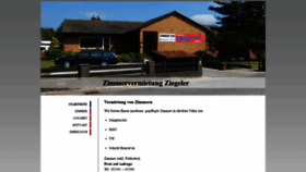 What Zimmervermietung-ziegeler.de website looked like in 2019 (4 years ago)