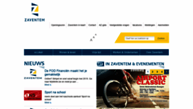 What Zaventem.be website looked like in 2019 (4 years ago)