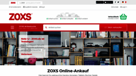 What Zoxs.de website looked like in 2019 (4 years ago)