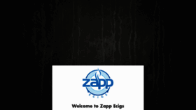 What Zappecigs.co.uk website looked like in 2019 (4 years ago)