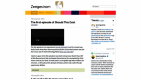 What Zengestrom.com website looked like in 2019 (4 years ago)
