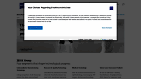 What Zeiss.com.au website looked like in 2019 (4 years ago)