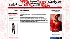 What Zlasky.cz website looked like in 2019 (4 years ago)