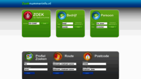 What Zoeknummerinfo.nl website looked like in 2019 (4 years ago)