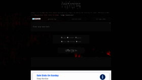 What Zalgogenerator.com website looked like in 2019 (4 years ago)