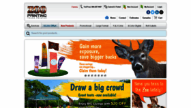 What Zooprinting.com website looked like in 2019 (4 years ago)
