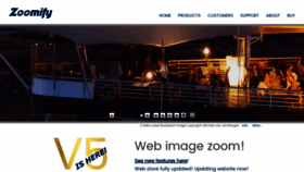 What Zoomify.com website looked like in 2019 (5 years ago)