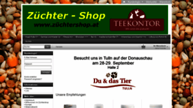 What Zuechtershop.at website looked like in 2019 (7 years ago)