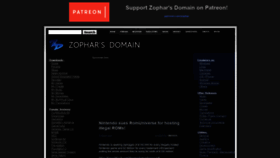 What Zophar.net website looked like in 2019 (4 years ago)