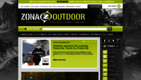 What Zonaoutdoor.es website looked like in 2019 (4 years ago)