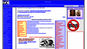 What Zionism-israel.com website looked like in 2019 (4 years ago)