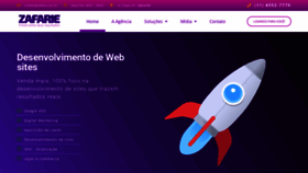 What Zafarie.com.br website looked like in 2019 (4 years ago)