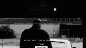 What Zegna.com website looked like in 2019 (4 years ago)