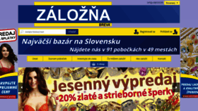 What Zaloznabreva.sk website looked like in 2019 (4 years ago)
