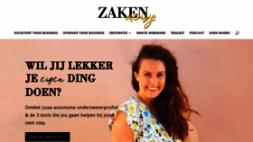 What Zakenmeisje.nl website looked like in 2019 (4 years ago)