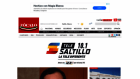 What Zocalo.com.mx website looked like in 2019 (4 years ago)