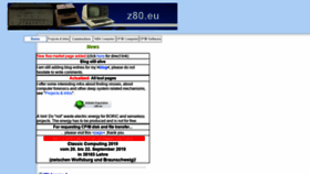 What Z80.eu website looked like in 2019 (4 years ago)