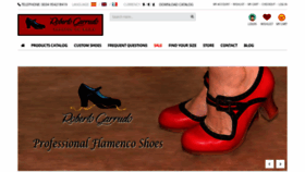 What Zapatosdebaileflamenco.com website looked like in 2019 (4 years ago)