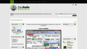 What Zararadio.com.br website looked like in 2019 (4 years ago)