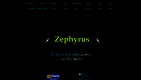 What Zephyrus.co.uk website looked like in 2019 (4 years ago)
