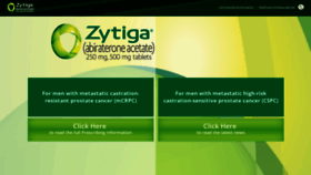 What Zytiga.com website looked like in 2019 (4 years ago)