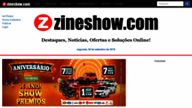 What Zineshow.com website looked like in 2019 (4 years ago)