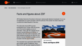 What Zdf.com website looked like in 2019 (4 years ago)