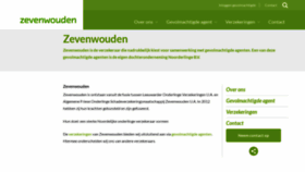 What Zevenwouden.nl website looked like in 2019 (5 years ago)