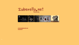 What Zuberella.net website looked like in 2019 (4 years ago)