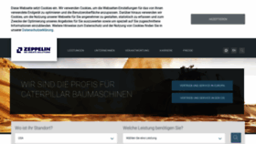 What Zeppelin.de website looked like in 2019 (4 years ago)