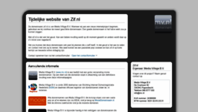 What Zif.nl website looked like in 2019 (4 years ago)