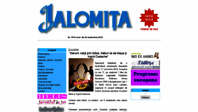 What Ziarulialomita.ro website looked like in 2019 (4 years ago)
