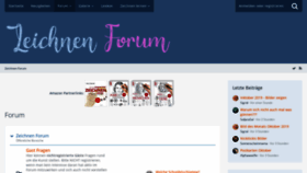 What Zeichnen-forum.de website looked like in 2019 (4 years ago)