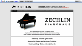 What Zechlin.de website looked like in 2019 (4 years ago)
