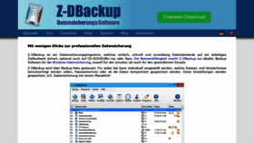 What Z-dbackup.de website looked like in 2019 (4 years ago)
