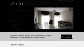 What Zirma.es website looked like in 2019 (4 years ago)