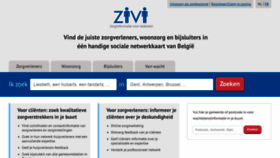 What Zivi.be website looked like in 2019 (4 years ago)