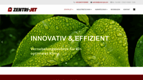 What Zentrijet.com website looked like in 2019 (4 years ago)
