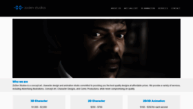 What Zodevstudios.com website looked like in 2019 (4 years ago)