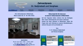 What Zahnarztpraxis-in-winterhude.de website looked like in 2019 (4 years ago)
