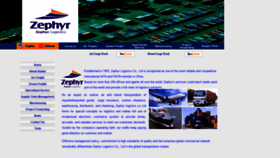 What Zephyrlogistics.com website looked like in 2019 (4 years ago)