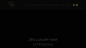 What Zenhair.co website looked like in 2019 (4 years ago)