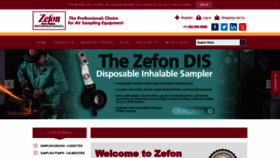 What Zefon.com website looked like in 2019 (4 years ago)