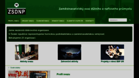 What Zsdnp.cz website looked like in 2019 (4 years ago)