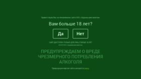What Znapitki.ru website looked like in 2019 (4 years ago)
