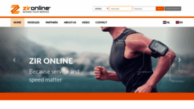 What Zir-online.com website looked like in 2019 (4 years ago)